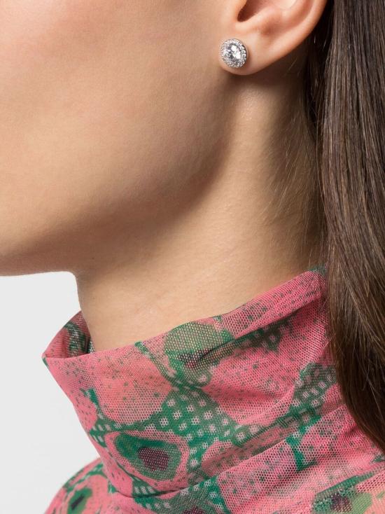 25FW 스와로브스키 이어링 5636269 WHITE DOM - SWAROVSKI