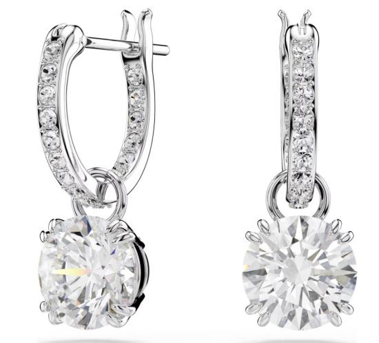 25FW 스와로브스키 이어링 5636717 WHITE DOM