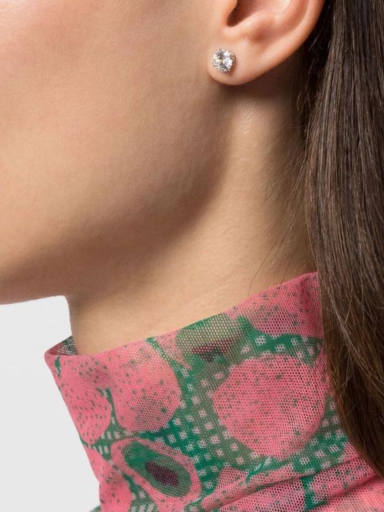 25FW 스와로브스키 이어링 5636712 WHITE DOM - SWAROVSKI