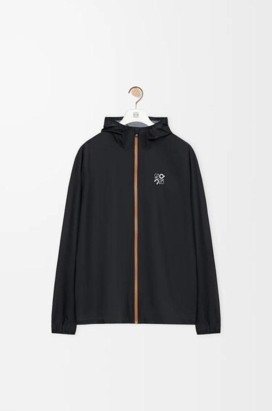 25FW 로에베 후드 티셔츠 H929Y02X091100 BLACK DOM