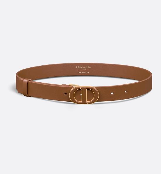  디올 레귤러 벨트 B0422UBVW 59M BROWN DOM