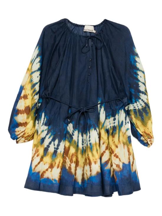 26SS 알레메 숏 원피스 6355DNAVY Blue