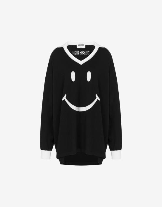 26SS 모스키노 스웨터 AEF261E 09280500AEF1555 Black DOM