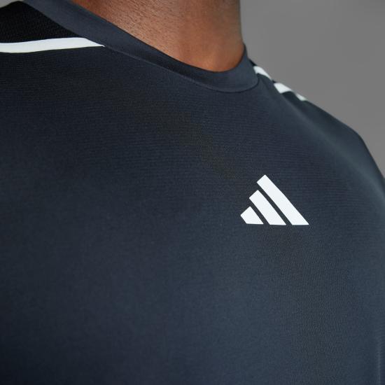  아디다스 반팔 티셔츠 JI8229 Black White DOM - ADIDAS