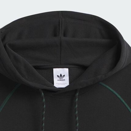  아디다스 후드 티셔츠 JC7648 Black Dark Green DOM - ADIDAS