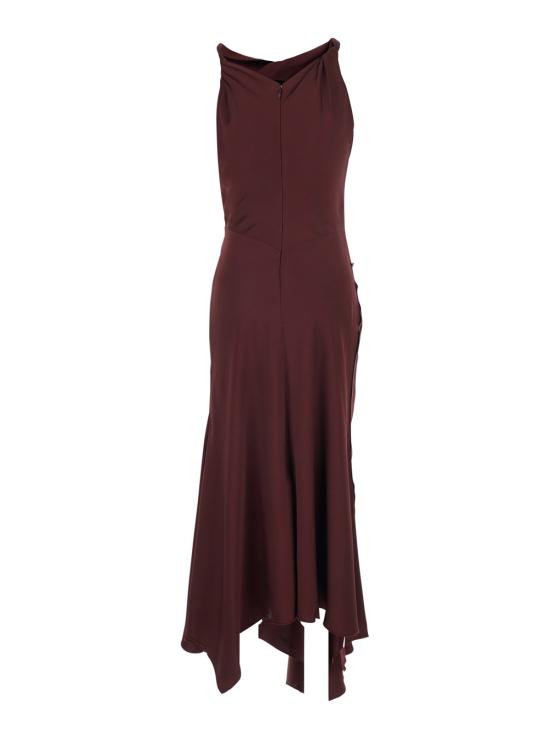 26SS 빅토리아 베컴 롱 원피스 1226WDR006029A9635 Bordeaux
