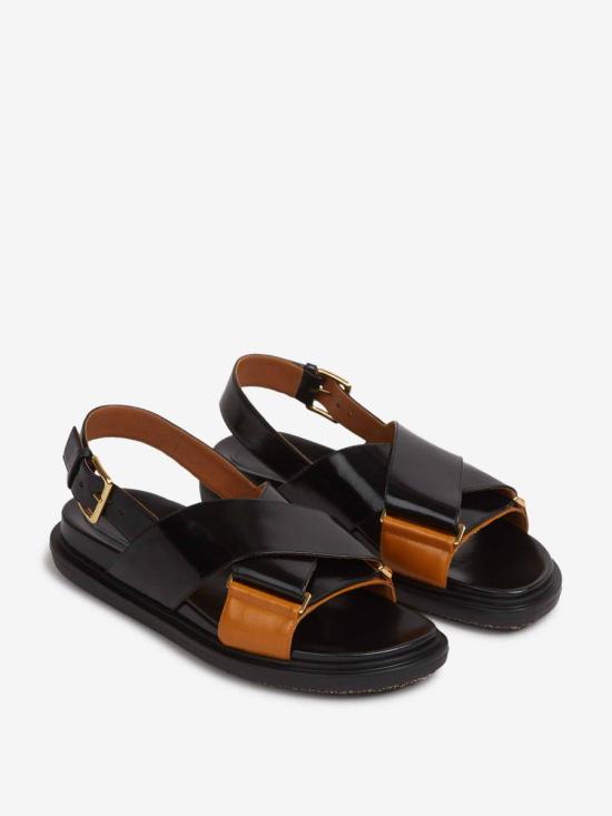 26SS 마르니 뮬/슬리퍼 FBMS015701P4574 ZO525 Black - MARNI