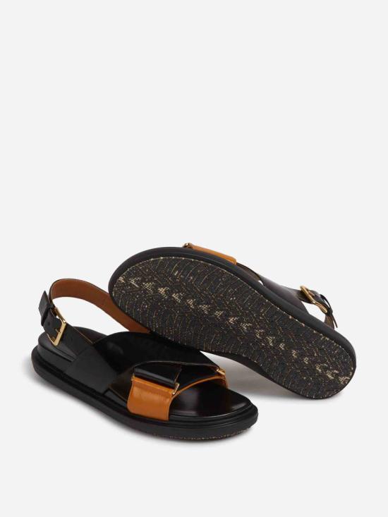 26SS 마르니 뮬/슬리퍼 FBMS015701P4574 ZO525 Black - MARNI