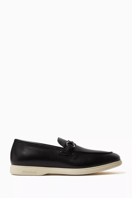 26SS 살바토레 페라가모 로퍼 028298 774493 BLACK DOM - SALVATORE FERRAGAMO