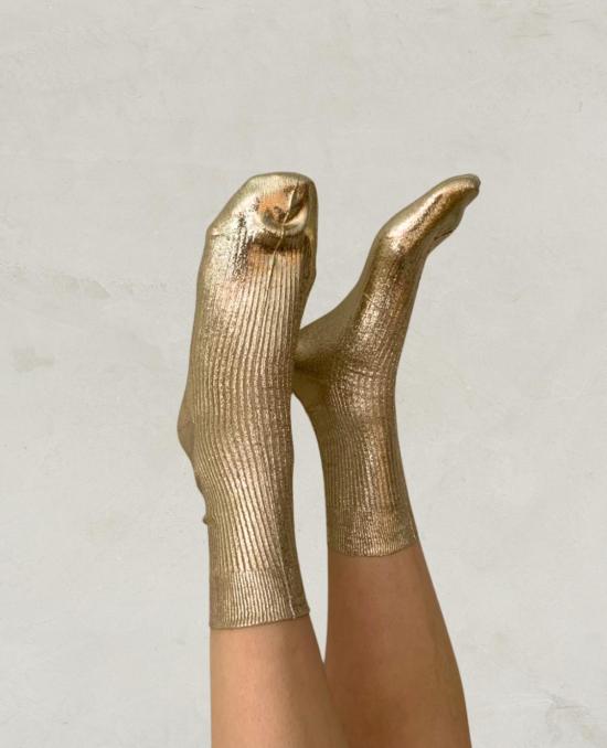  마리아 라 로사 양말 실크  플래티노 포일