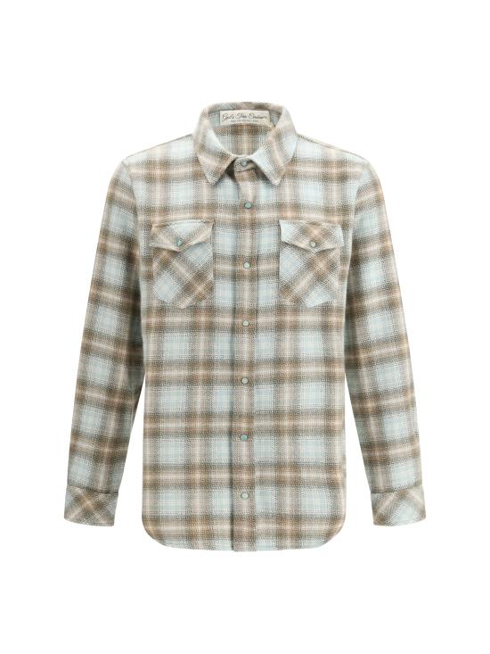 26SS GOD'S TRUE CASHMERE 긴팔 셔츠 HY25U1111JOTPEP EMERALD MULTICOLOUR