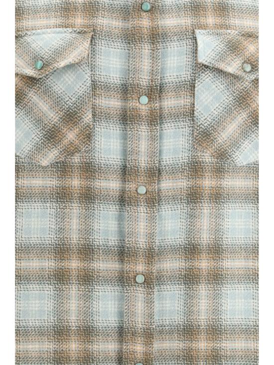 26SS GOD'S TRUE CASHMERE 긴팔 셔츠 HY25U1111JOTPEP EMERALD MULTICOLOUR - OTHER BRANDS