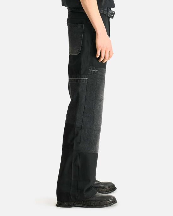  지용킴 데님 팬츠 김지용 리워크  팬츠 - JIYONGKIM