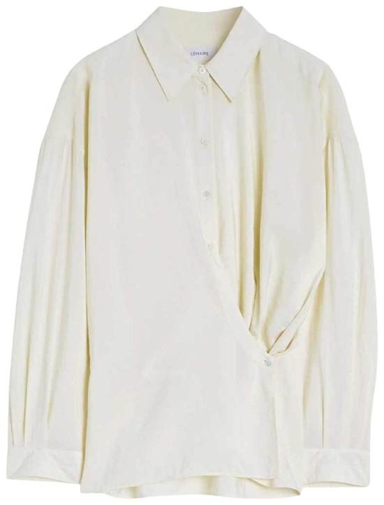  르메르 스트레이트 칼라 트위스트 셔츠 SH1141 LF1308 222