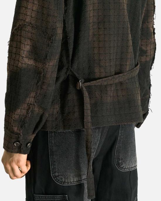  지용킴 자켓 김지용 선블리치드 칼라리스 트위드 재킷 - JIYONGKIM