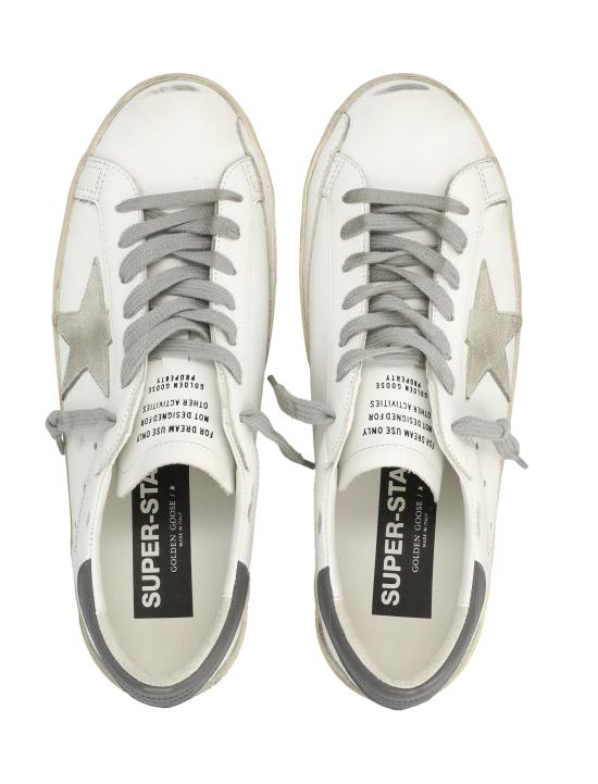 26FW 골든구스 슈퍼스타 스웨이드 스니커즈 GMF00102F006113 11915 WHITE ICE DARK GRAY - GOLDEN GOOSE