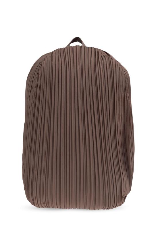 25FW 플리츠플리즈 백팩 PP59AG62144 BROWN DOM