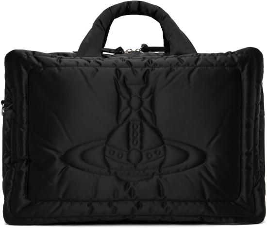 25SS 비비안웨스트우드 토트백 4D010007UW011MN401 BLACK DOM