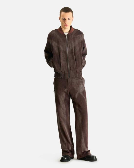  지용킴 봄버 자켓 김지용 선블리치드 플리츠 봄버 재킷 - JIYONGKIM