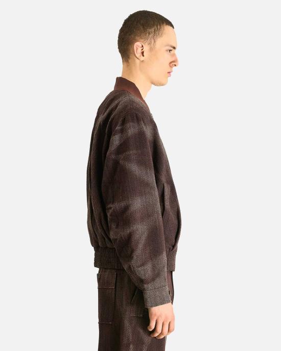  지용킴 봄버 자켓 김지용 선블리치드 플리츠 봄버 재킷 - JIYONGKIM