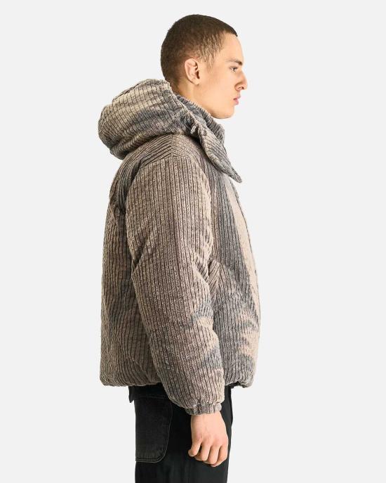  지용킴 숏패딩 김지용 선블리치드 디태처블 후드 다운 재킷 - JIYONGKIM