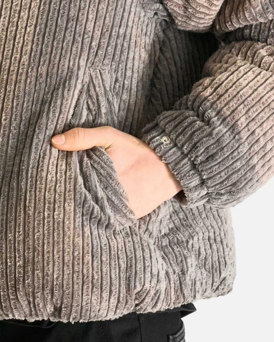  지용킴 숏패딩 김지용 선블리치드 디태처블 후드 다운 재킷 - JIYONGKIM