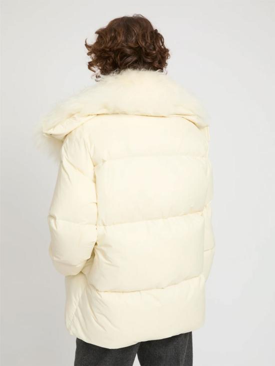 25FW 이브살로몬 숏패딩 26WFM00480M07W A1006 MERINGUE - YVES SALOMON