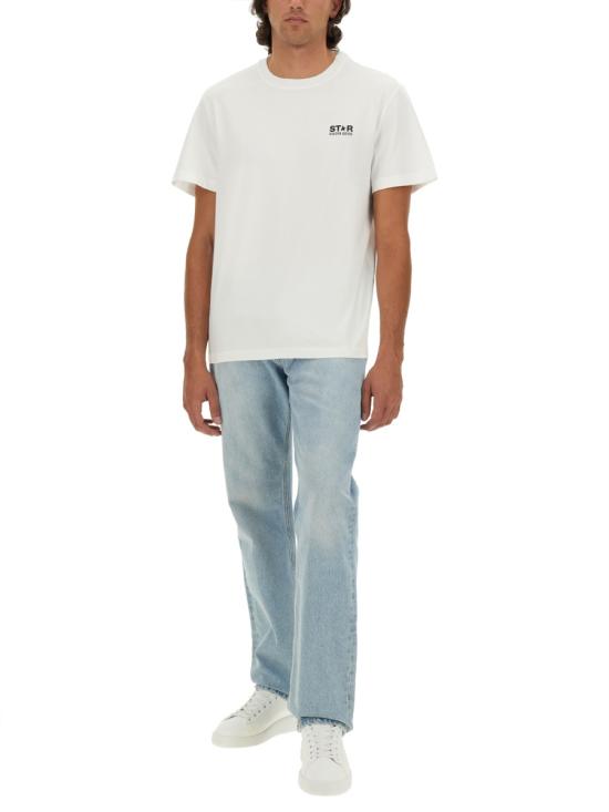 26SS 골든구스 반팔 티셔츠 GMP01220 P00087910283 WHITE - GOLDEN GOOSE