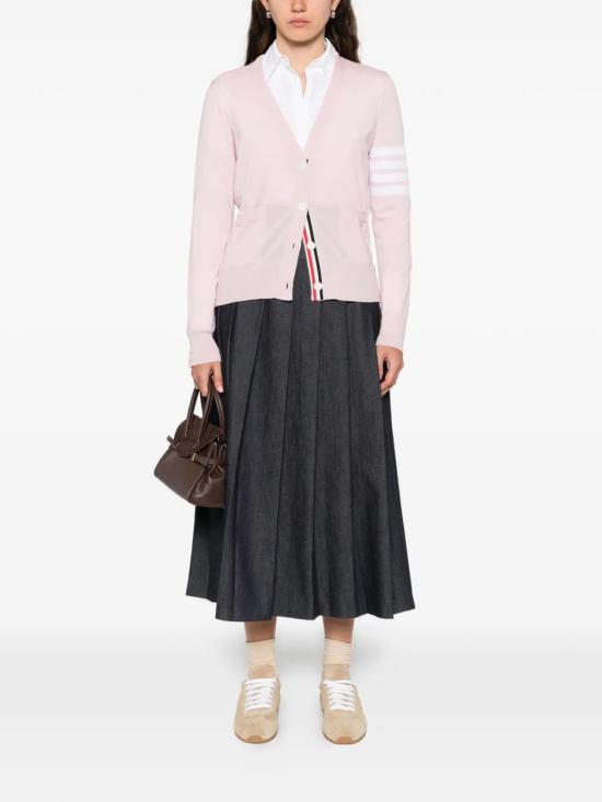 26SS 톰브라운 파인 메리노 울 4바 릴렉스 핏 가디건 FKC334AY1014 680 - THOM BROWNE