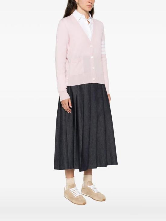 26SS 톰브라운 파인 메리노 울 4바 릴렉스 핏 가디건 FKC334AY1014 680 - THOM BROWNE