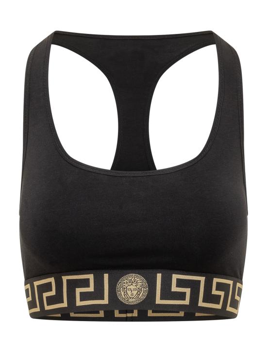 26SS 베르사체 트레이닝 티셔츠 AUD010391A10011 A1008 BLACK