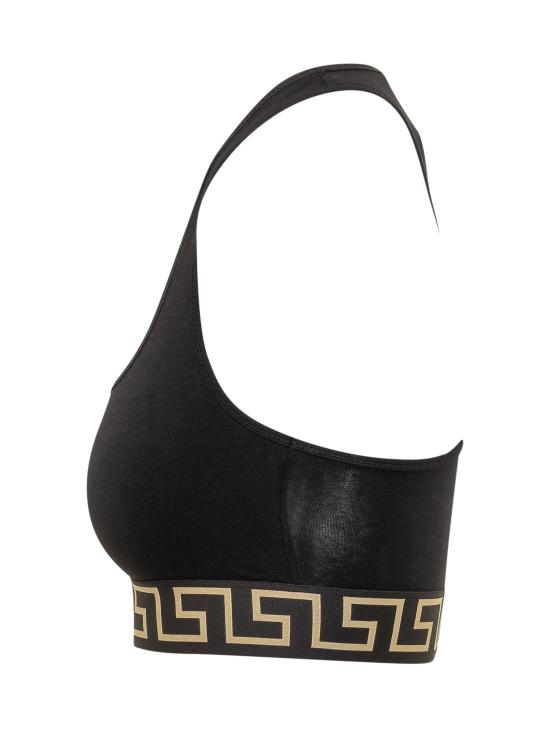 26SS 베르사체 트레이닝 티셔츠 AUD010391A10011 A1008 BLACK - VERSACE