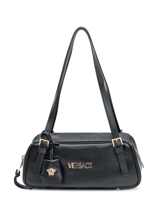 26SS 베르사체 VERSACE TAG 나파 볼링백 10157921A13171 1B00V BLACK VERSACE GOLD - VERSACE