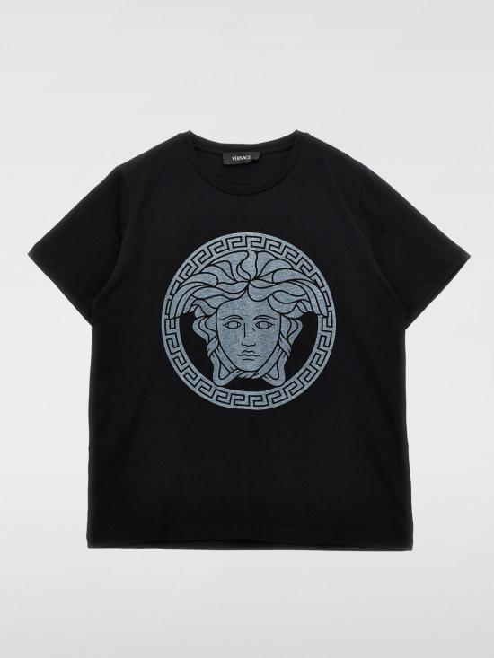 26SS [키즈] 베르사체 티셔츠 10183421A12978 2B200 BLACK