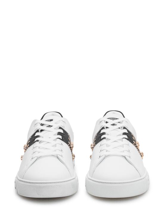 26SS 베르사체 스니커즈 10144601A13065 2W02V WHITE BLACK VERSACE GOLD - VERSACE