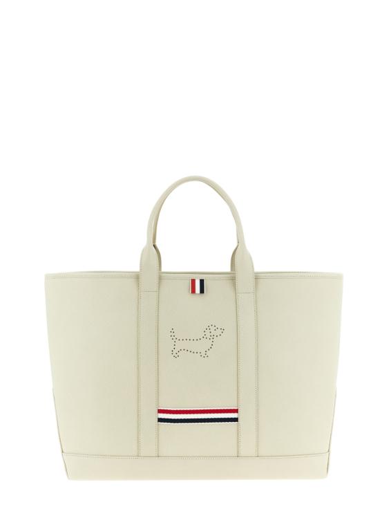 26SS 톰브라운 페블 그레인 헥터 미디엄 툴 토트백 UAG259A00198 KHAKI 250