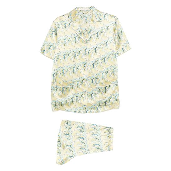 26SS Olivia Von Halle 라운지 웨어 INGO LOULO YELLOW BLUE