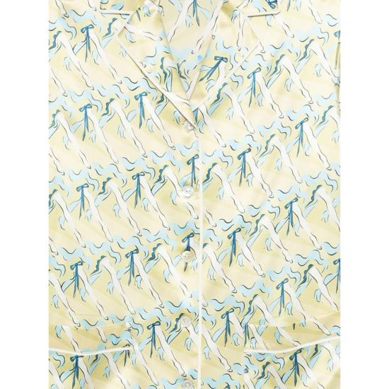 26SS Olivia Von Halle 라운지 웨어 INGO LOULO YELLOW BLUE - OTHER BRANDS