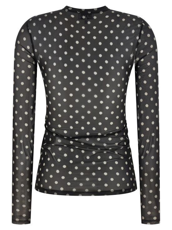 26SS 가니 긴팔 티셔츠 A1040076099 Black - GANNI