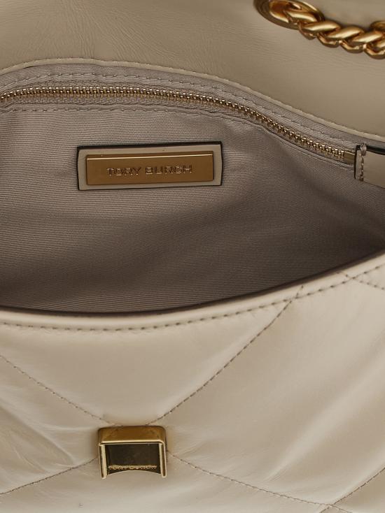 26SS 토리버치 스몰 키라 다이아몬드 퀼트 컨버터블 숄더백 154706251 White - TORY BURCH