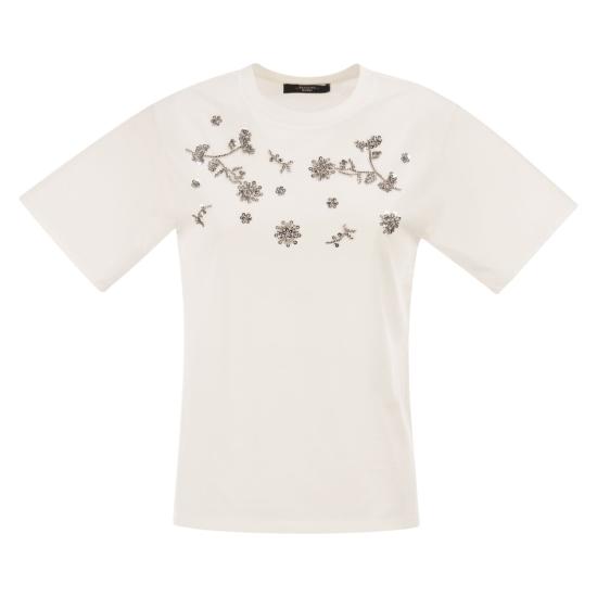 26SS 위켄드막스마라 폴로 티셔츠 2615971061600 WHITE