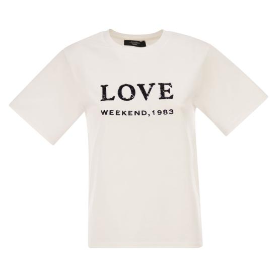 26SS 위켄드막스마라 폴로 티셔츠 2615971061600 WHITE