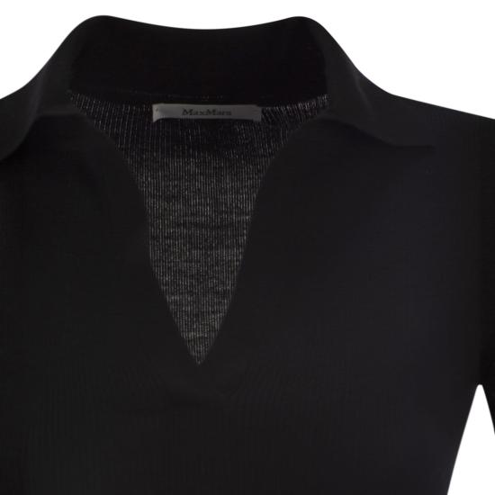 26SS 막스마라 폴로 티셔츠 2611361171600 BLACK - MAX MARA