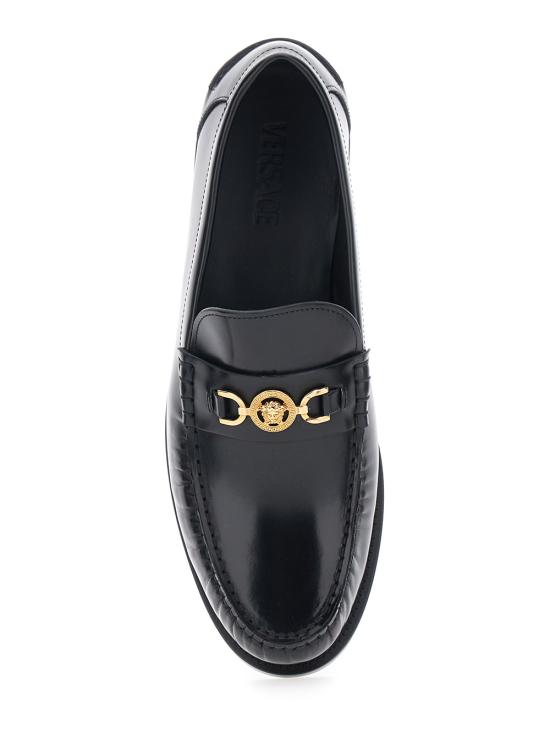 25FW 베르사체 로퍼 10135921A099121B00V Black - VERSACE