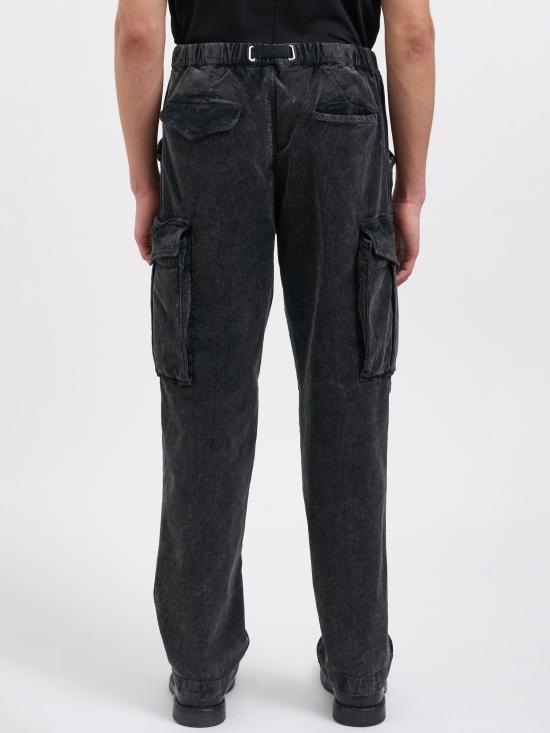 25FW 화이트샌드 스트레이트 팬츠 M25WSU69314DT999 Black - WHITE SAND