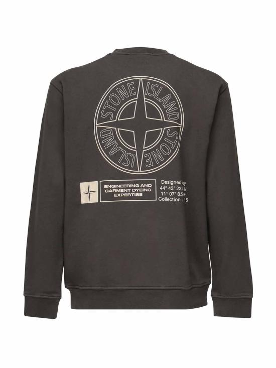  스톤 아일랜드 긴팔 티셔츠 K2S156100018S0195V0062 Dark Grey - STONE ISLAND