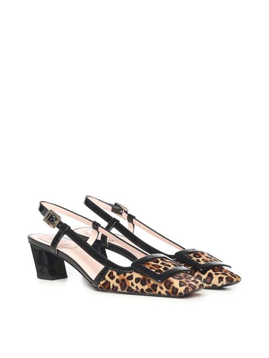 25FW 로저비비에 힐/펌프스 RVW00640760URU0T69 Animal Print - ROGER VIVIER