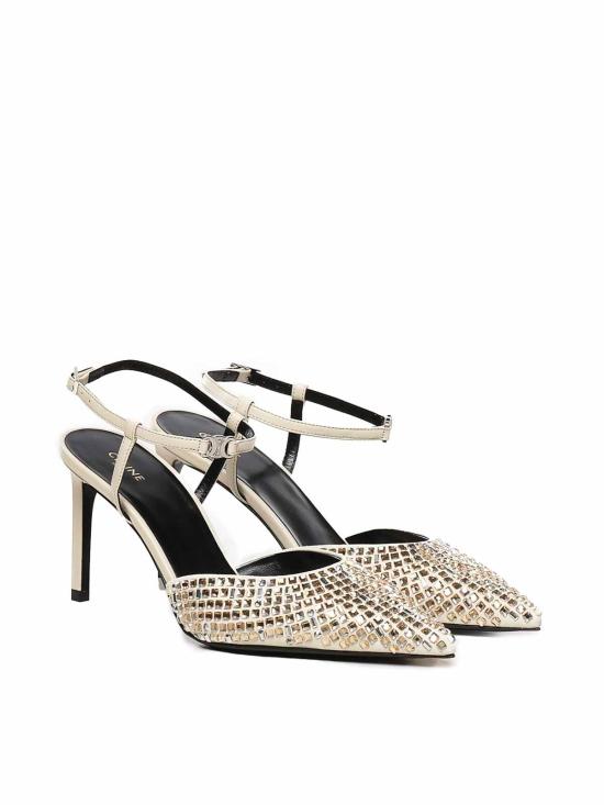 25FW 셀린느 힐/펌프스 358104641C01MK White - CELINE