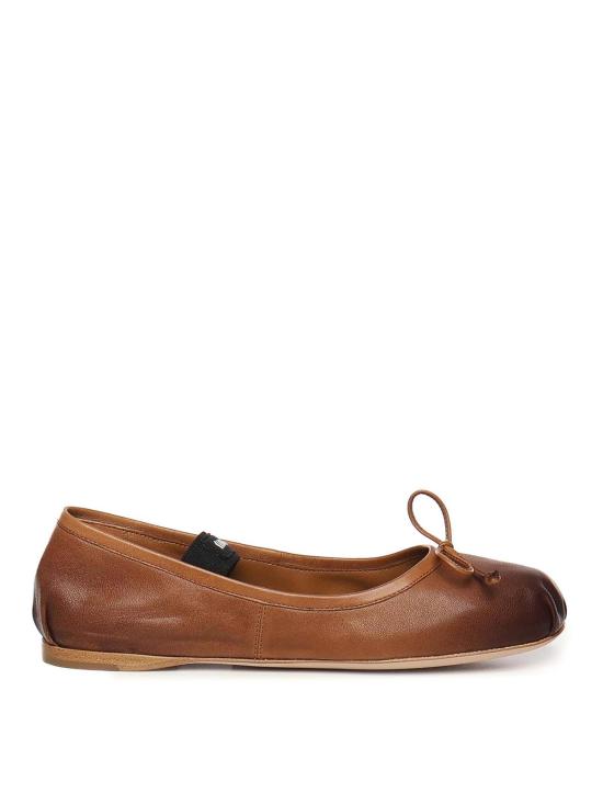 25FW 미우미우 플랫 슈즈 5F507E38F098L Brown