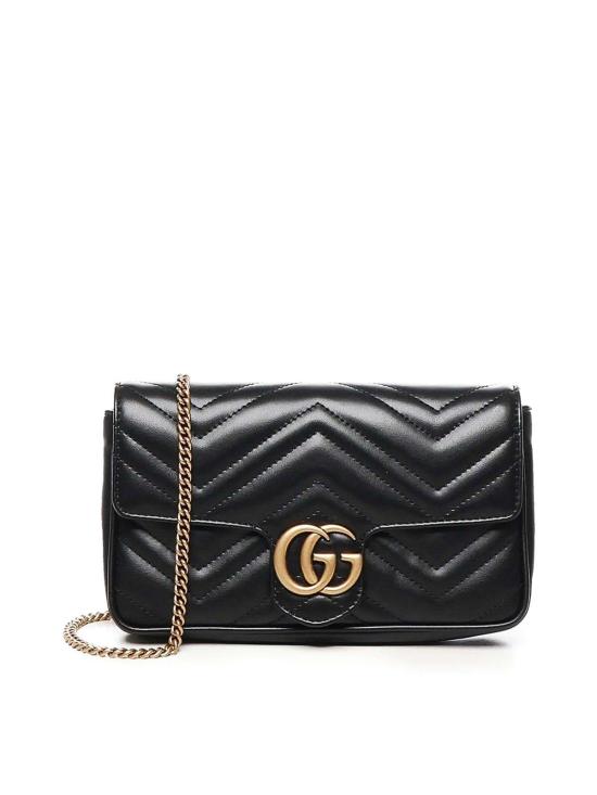 26SS 구찌 GG 마몽 스몰 숄더백 751526AACCE1061 Black